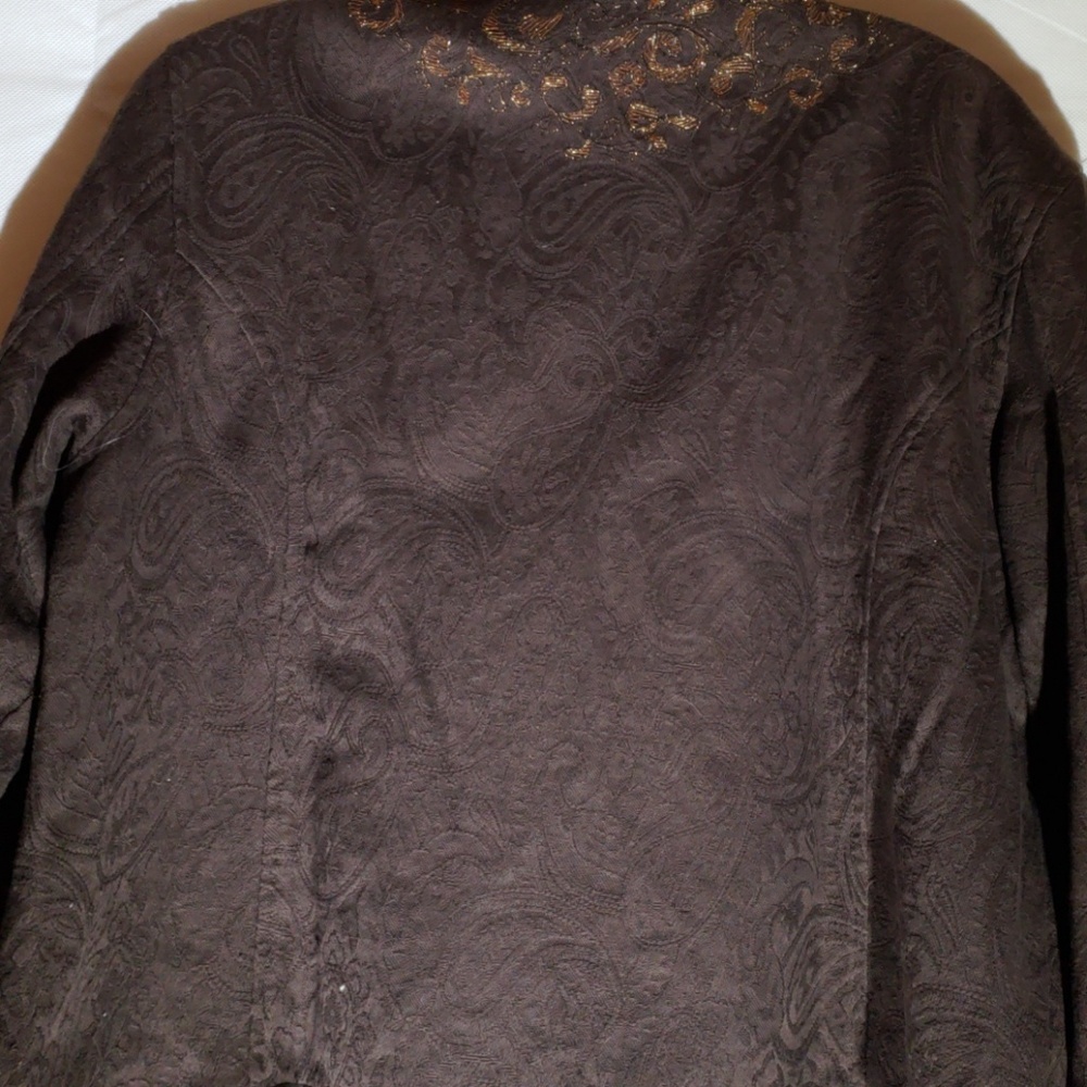 Chico's Brown Jacket Elegant Classy - image 7